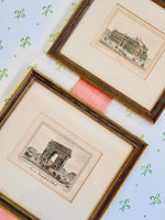 Load image into Gallery viewer, Pair of Exquisite Parisian Scenes Etchings 
