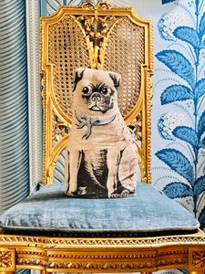 Vintage Pug Pillow