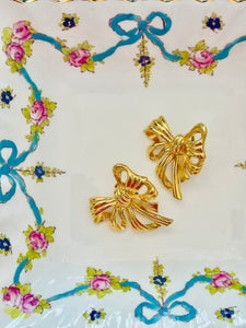 Fabulously Chic Vintage Givenchy Bow Earrings