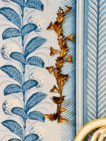 Load image into Gallery viewer, Vintage Gilded Italian Tole Candle Sconce with Crystals
