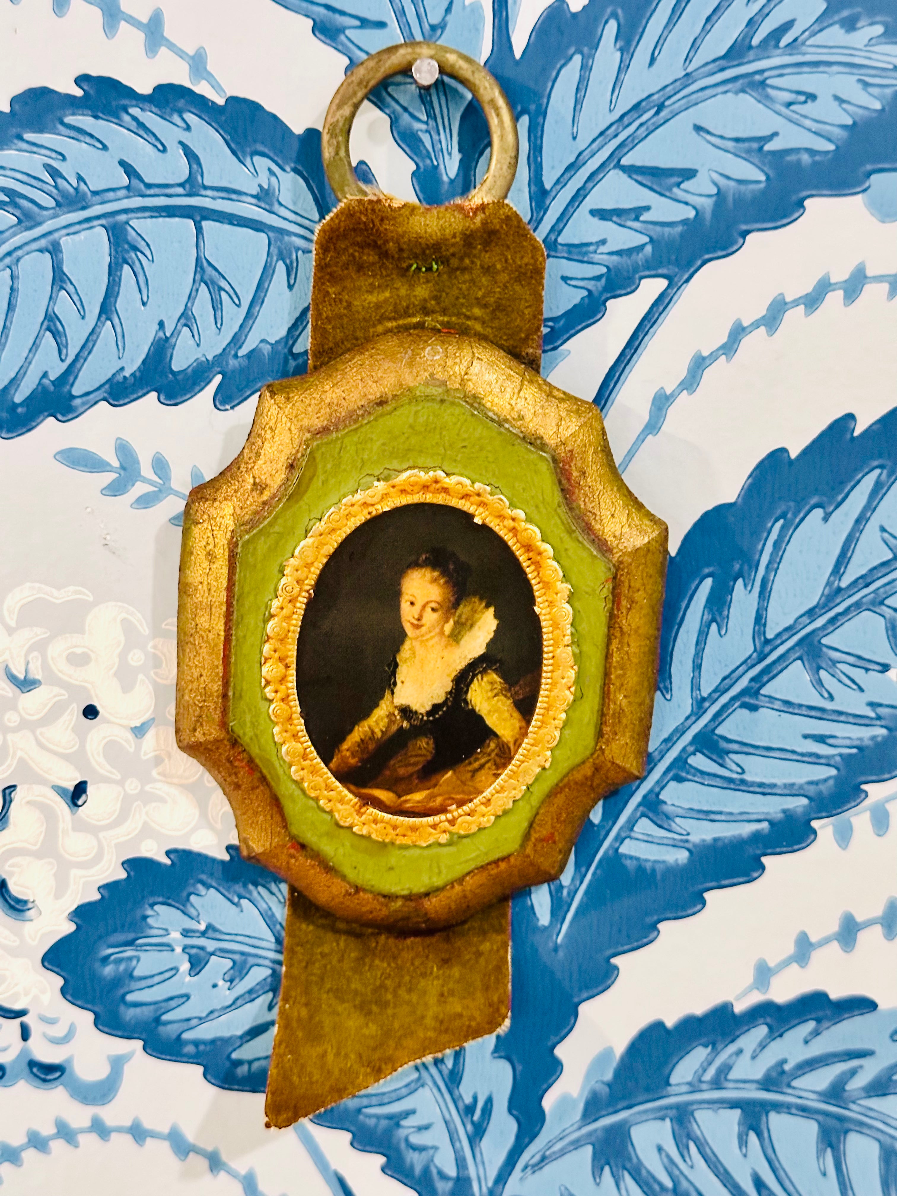 Florentine Portrait on Ribbon