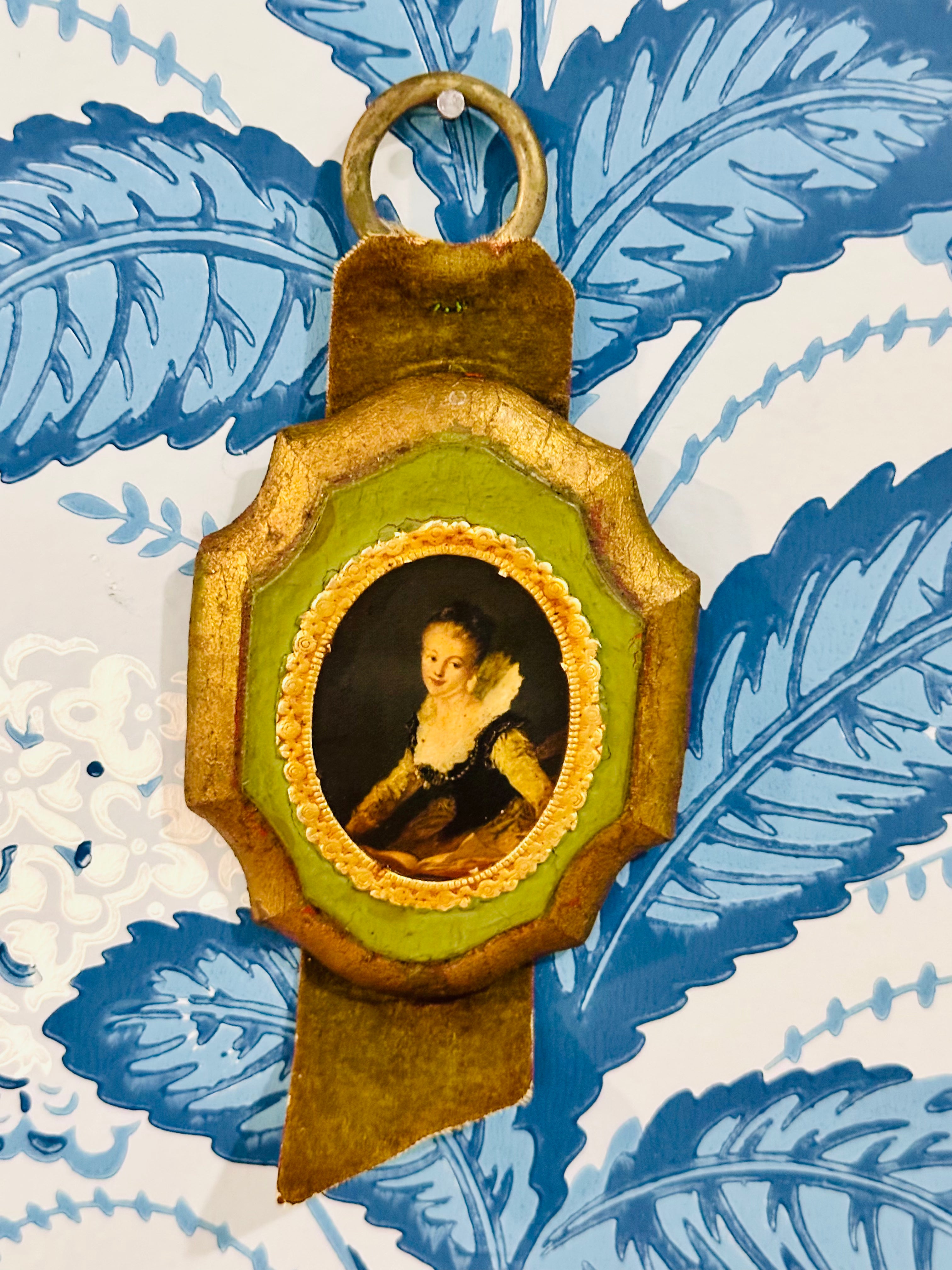 Florentine Portrait on Ribbon