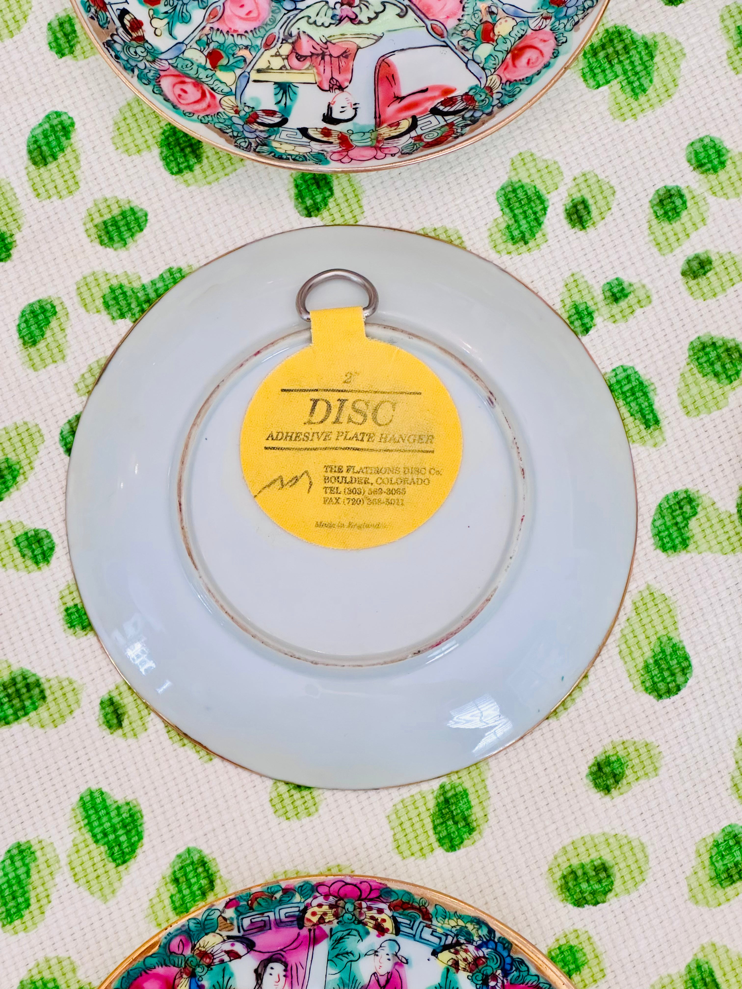 Set of Six Famille Rose Plates