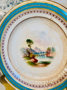 Pair of ExquisiteAntique Dessert Plates