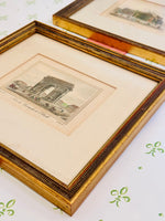 Load image into Gallery viewer, Pair of Exquisite Parisian Scenes Etchings 
