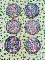 Load image into Gallery viewer, Set of Six Famille Rose Plates
