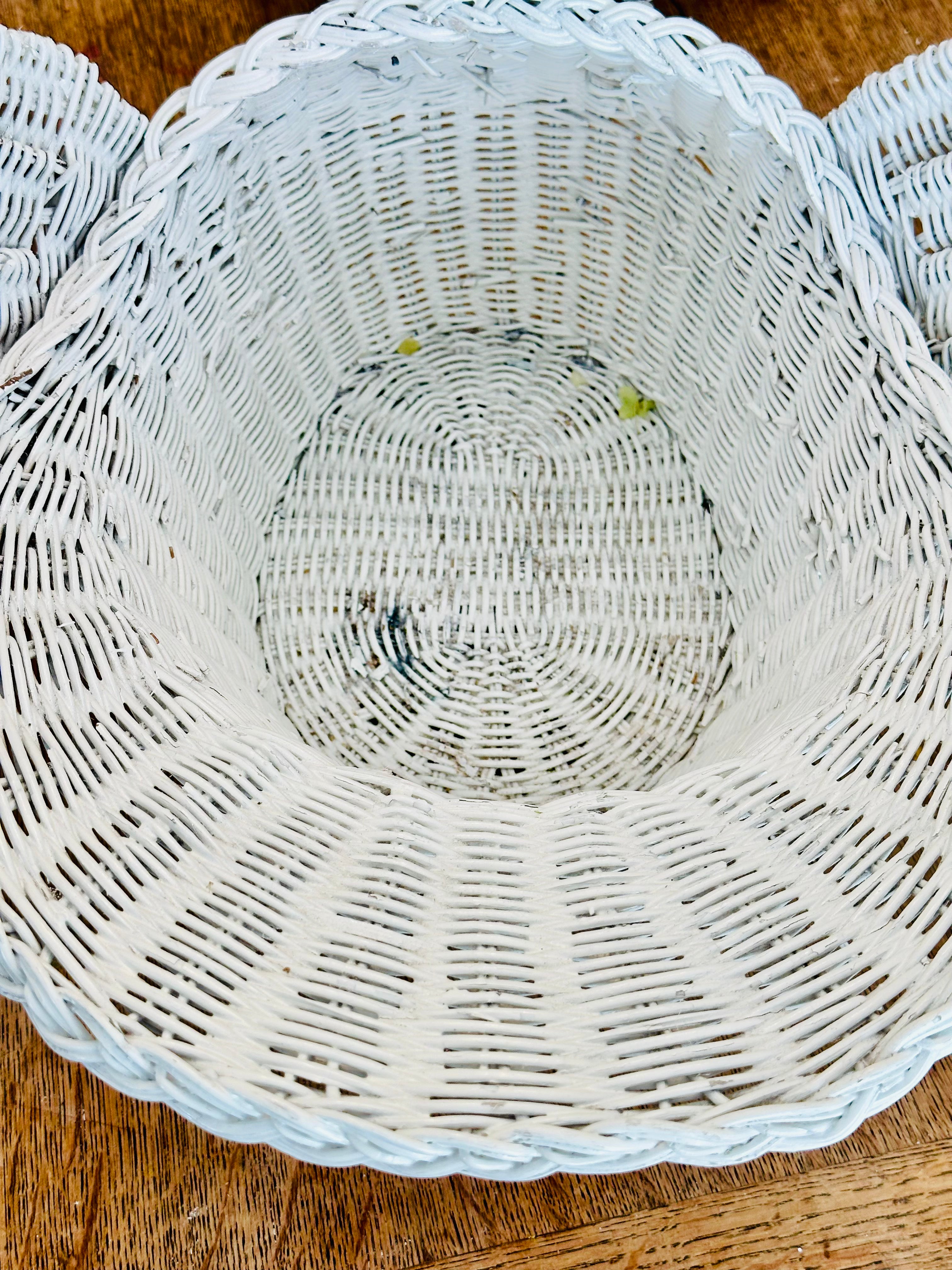 Vintage Wicker Swan