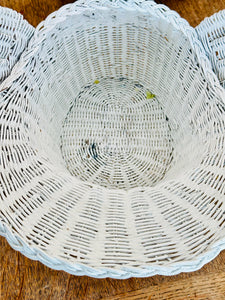 Vintage Wicker Swan