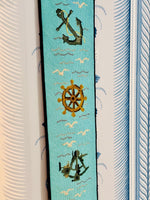 Load image into Gallery viewer, Nautical Needlepoint Bell Pull
