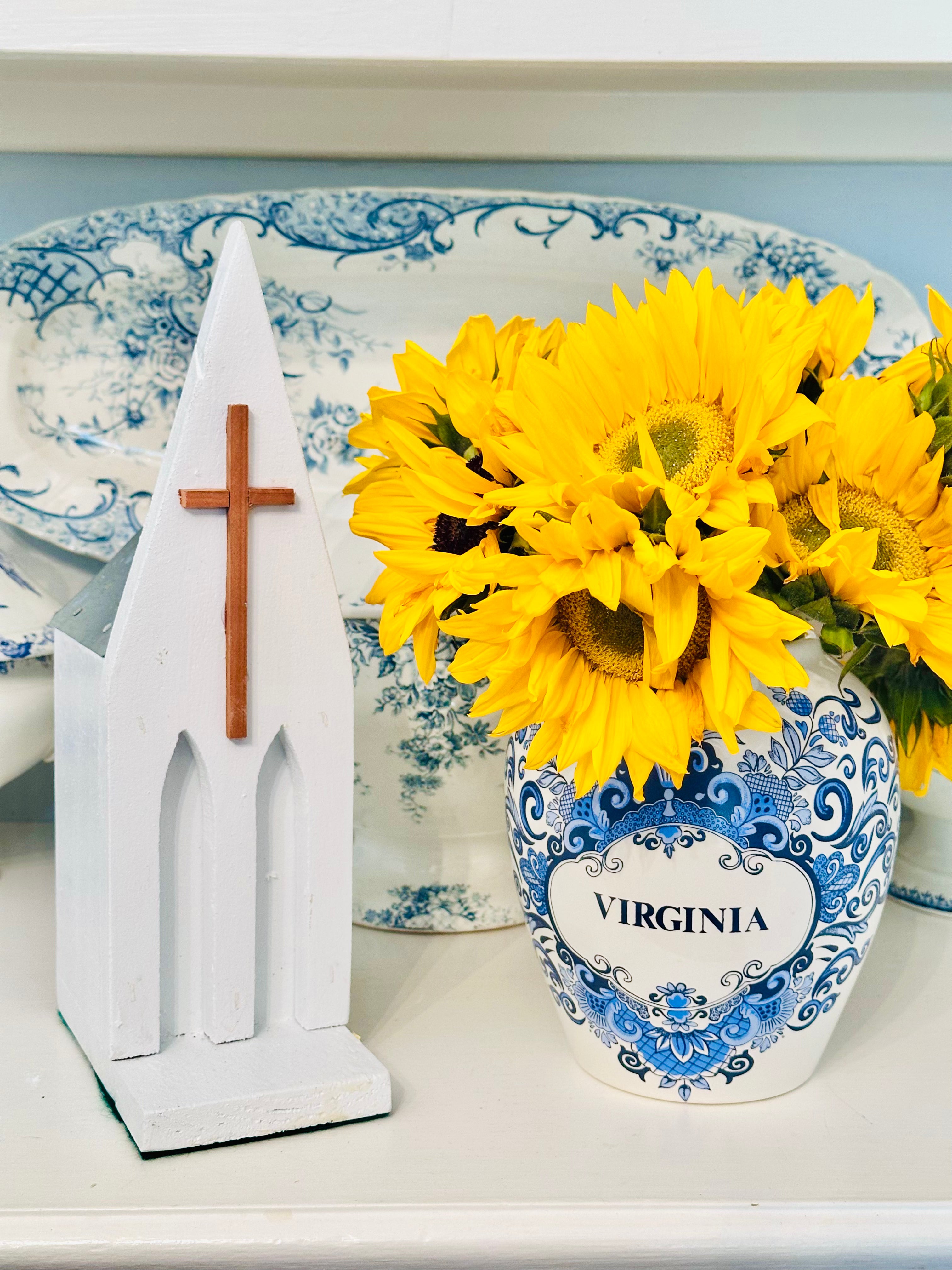 Petite Handcrafted Church by Art Fiala
