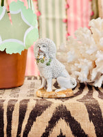 Load image into Gallery viewer, Antique Poodle with Basket
