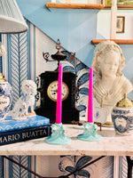 Load image into Gallery viewer, Fantastic Tiffany Blue Candle Holders
