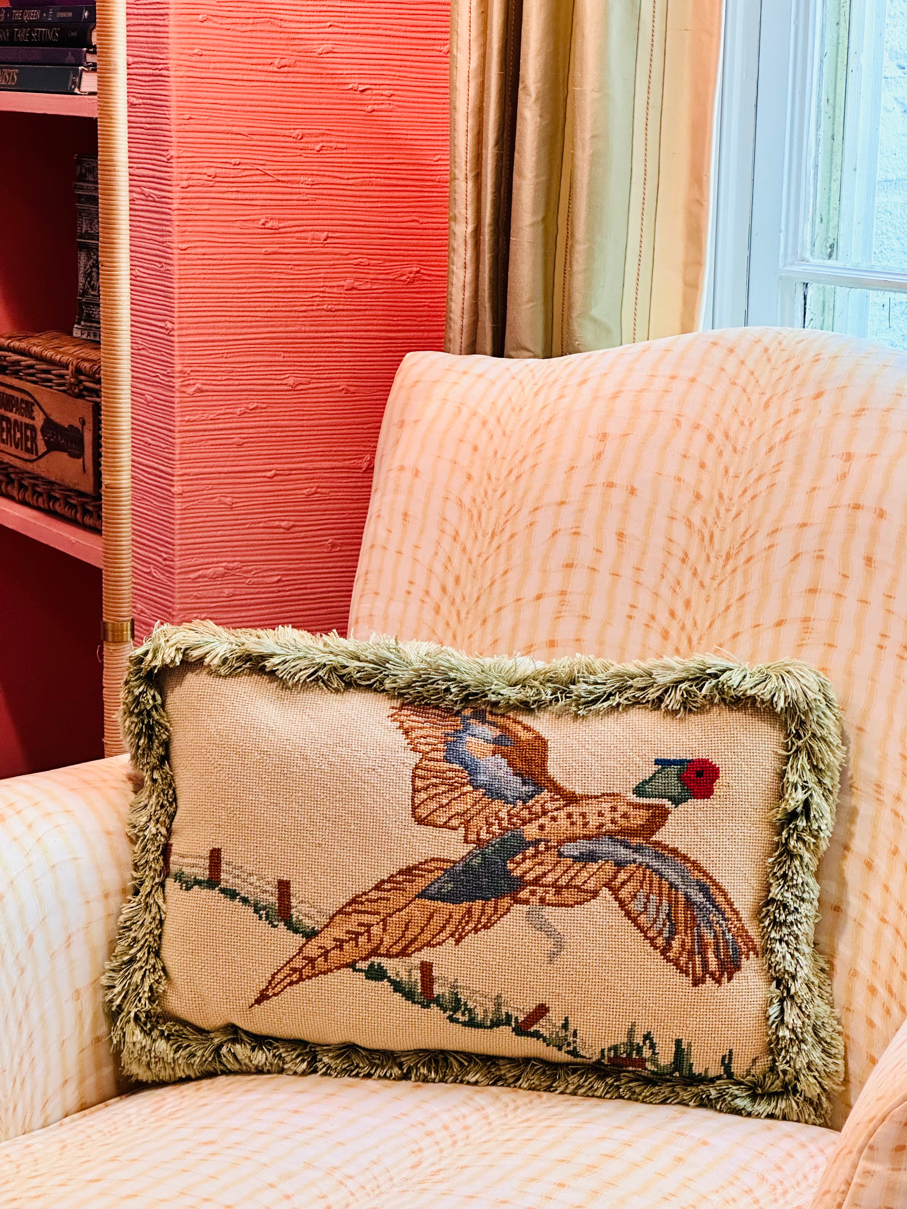 Breathtaking Pheasant Needlepoint