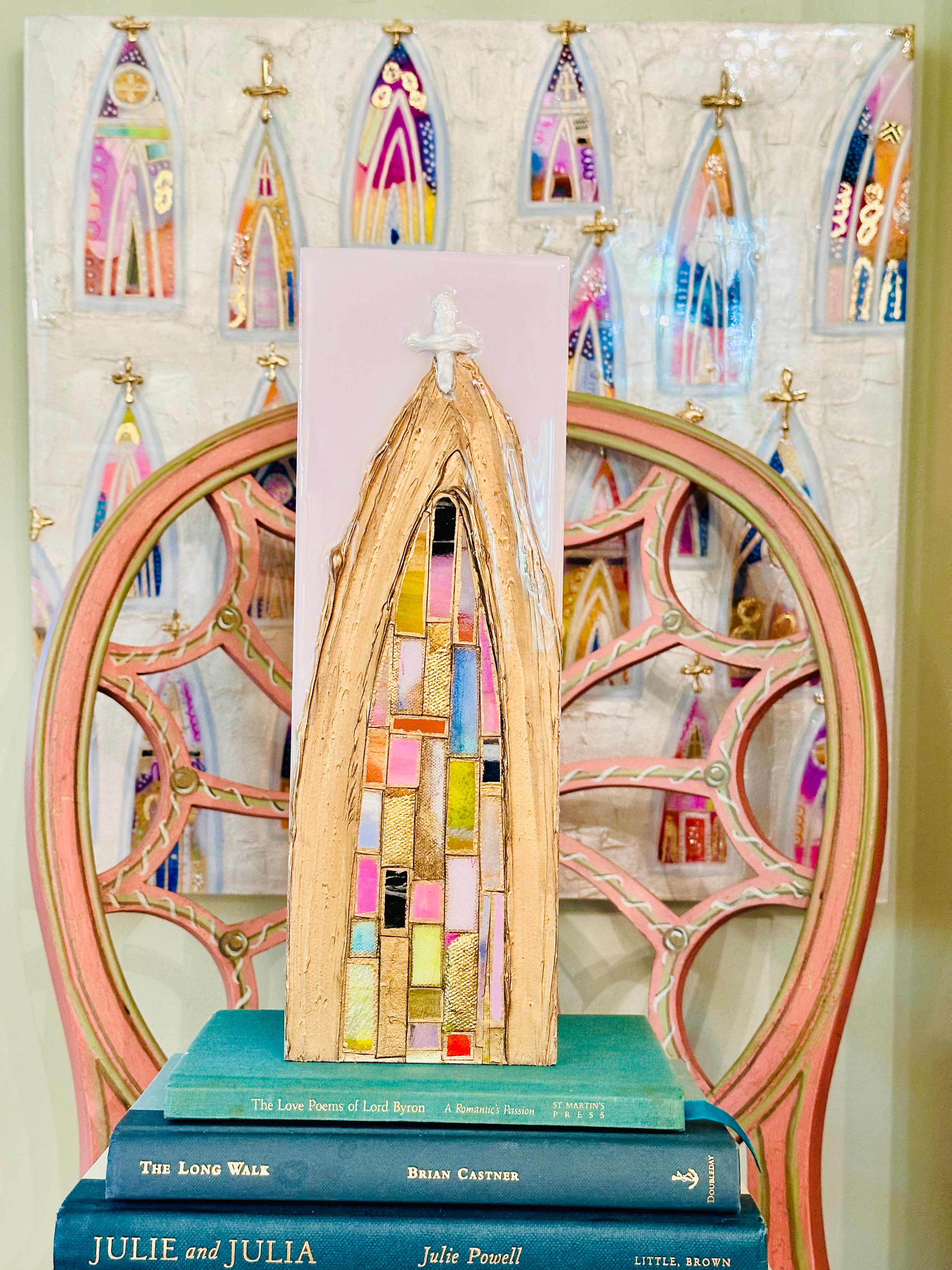 Perfectly Pink Cathedral by Laura Rice