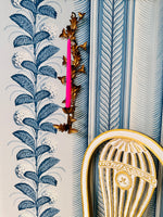 Load image into Gallery viewer, Vintage Gilded Italian Tole Candle Sconce with Crystals
