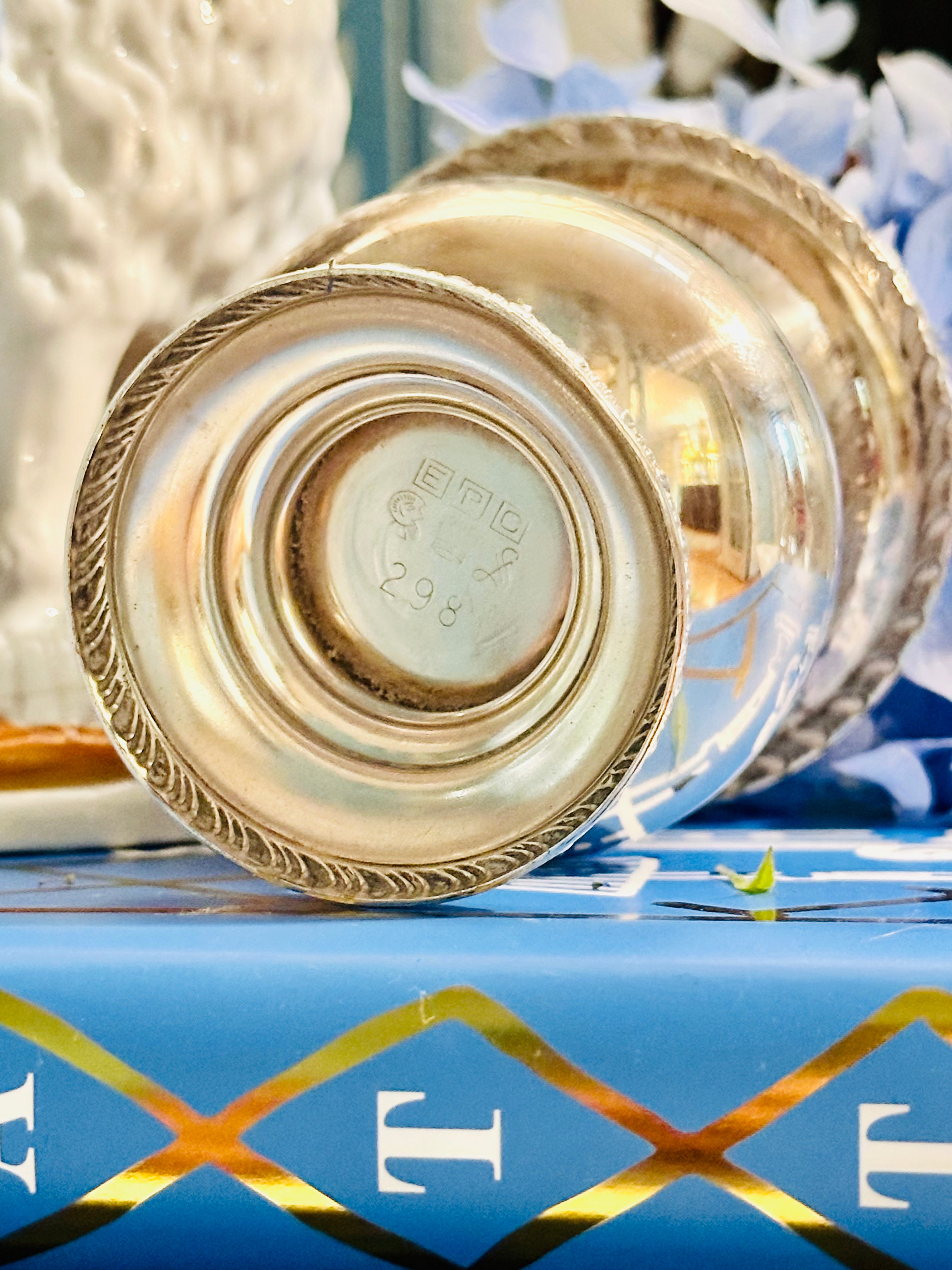 Elegant Antique Sheffield Silver Co Silver Plate Bud Vase or Toothpick Holder