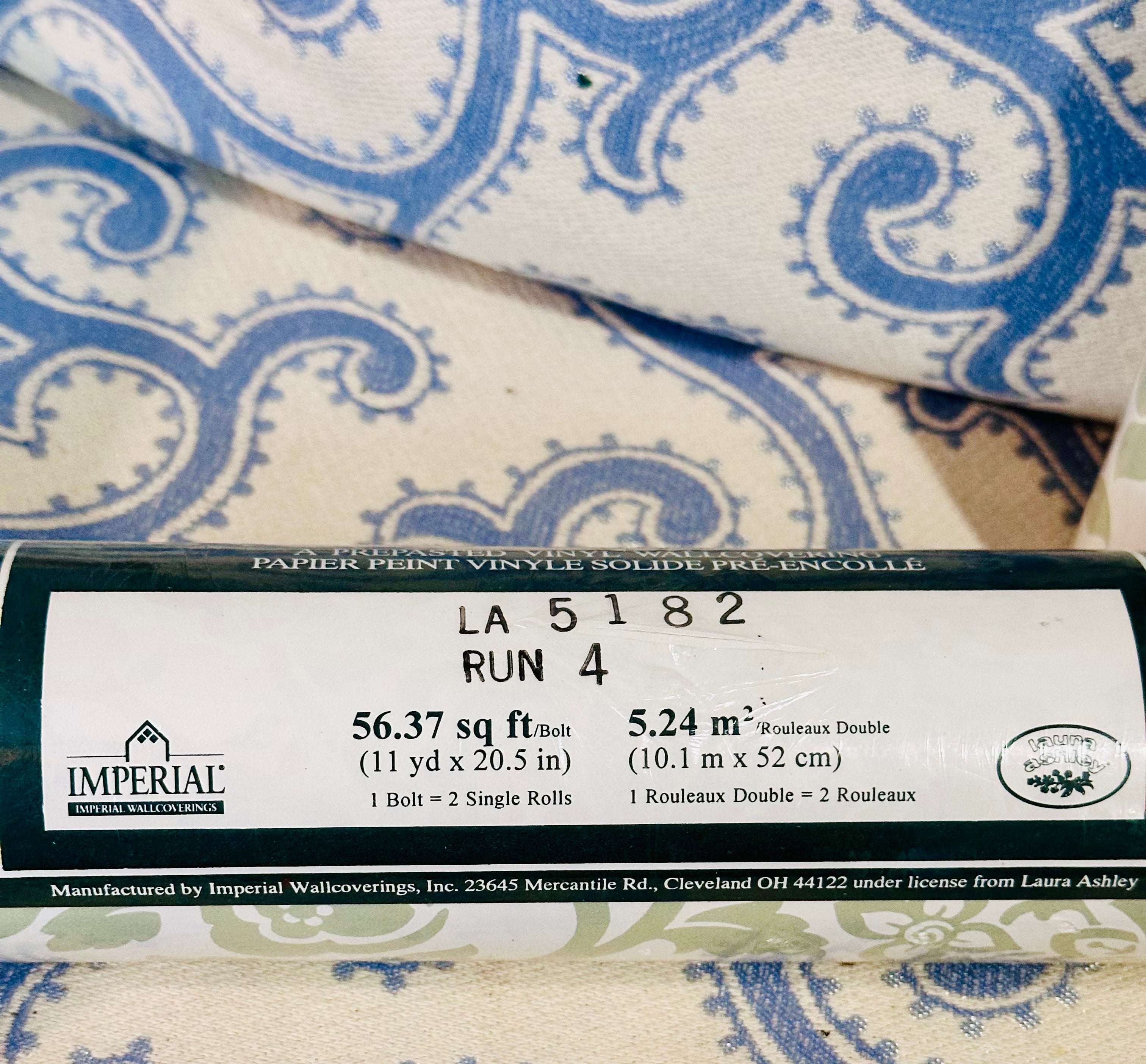 Vintage Laura Ashley Wallpaper