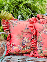 Load image into Gallery viewer, Pair of Fantastically Chinoiserie Chic Custom Pillows
