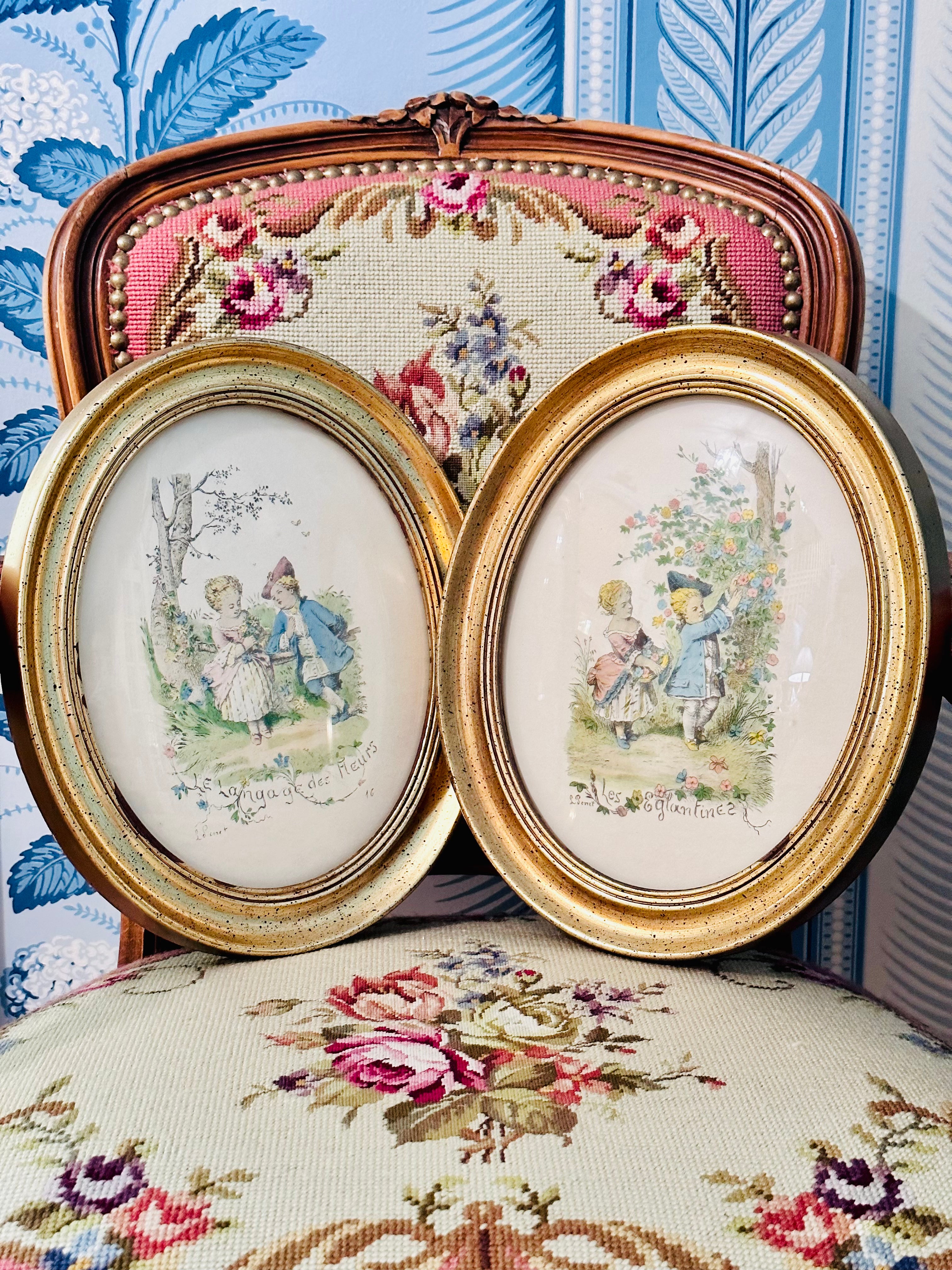 Pair of Darling French Prints