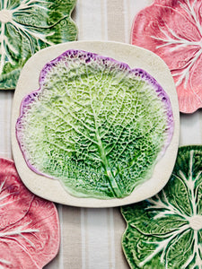 Strikingly Beautiful Large Italian Cabbage Platter