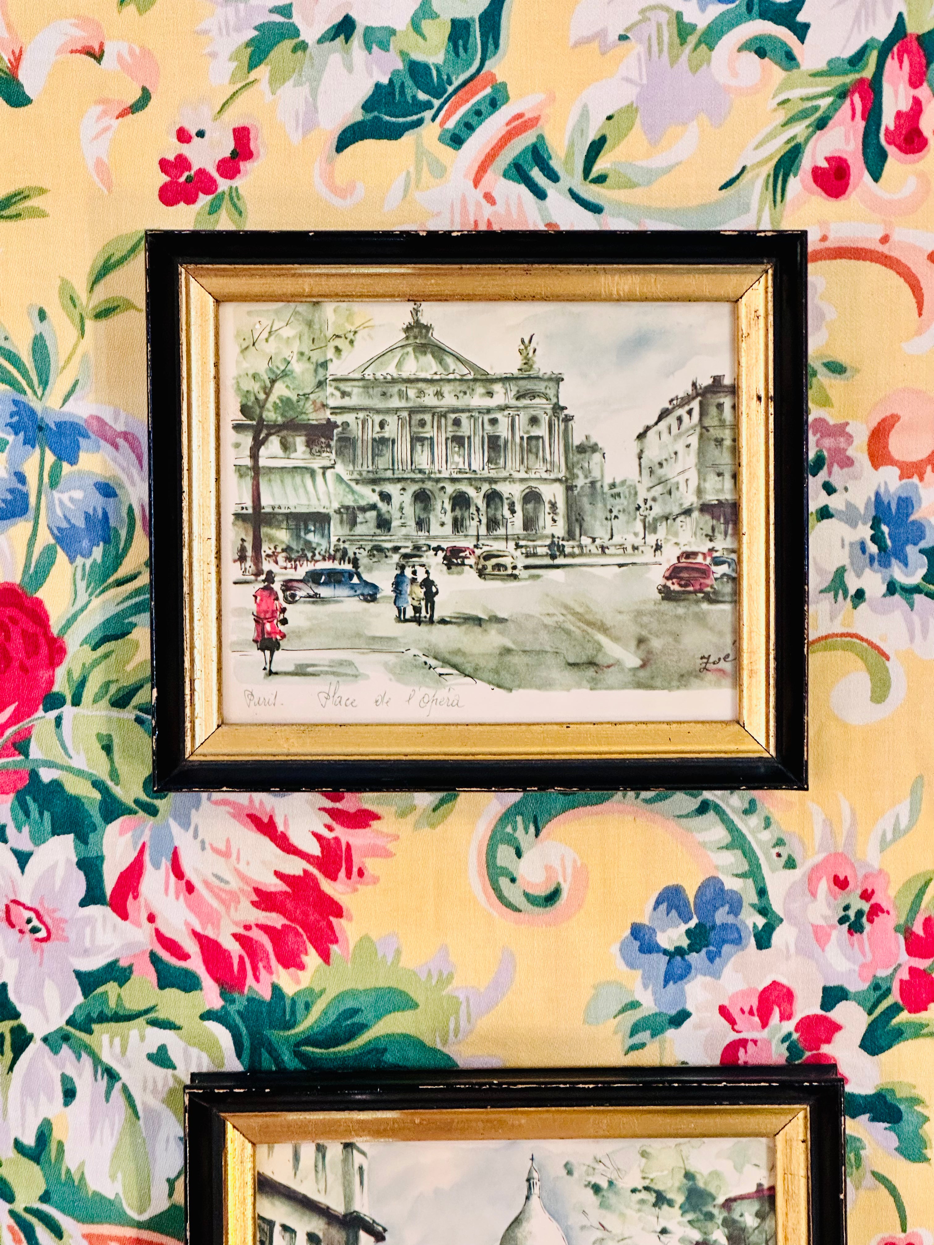 Set of Four Parisian Prints