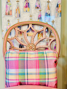 Classic Preppy Plaid Waverly Pillow