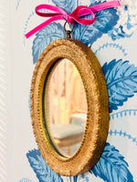 Load image into Gallery viewer, Vintage Petite Italian Gilded Mirror
