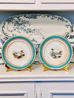 Load image into Gallery viewer, Pair of ExquisiteAntique Dessert Plates
