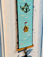 Load image into Gallery viewer, Nautical Needlepoint Bell Pull
