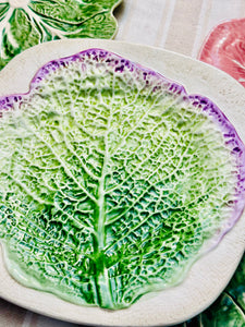 Strikingly Beautiful Large Italian Cabbage Platter