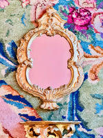 Load image into Gallery viewer, Florentine Gilded Wall Shelf &amp; Mirror
