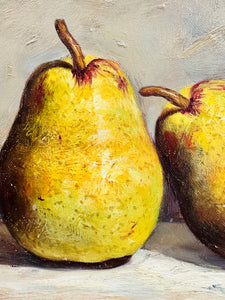 Lovely Pair of Pears - Oil Painting