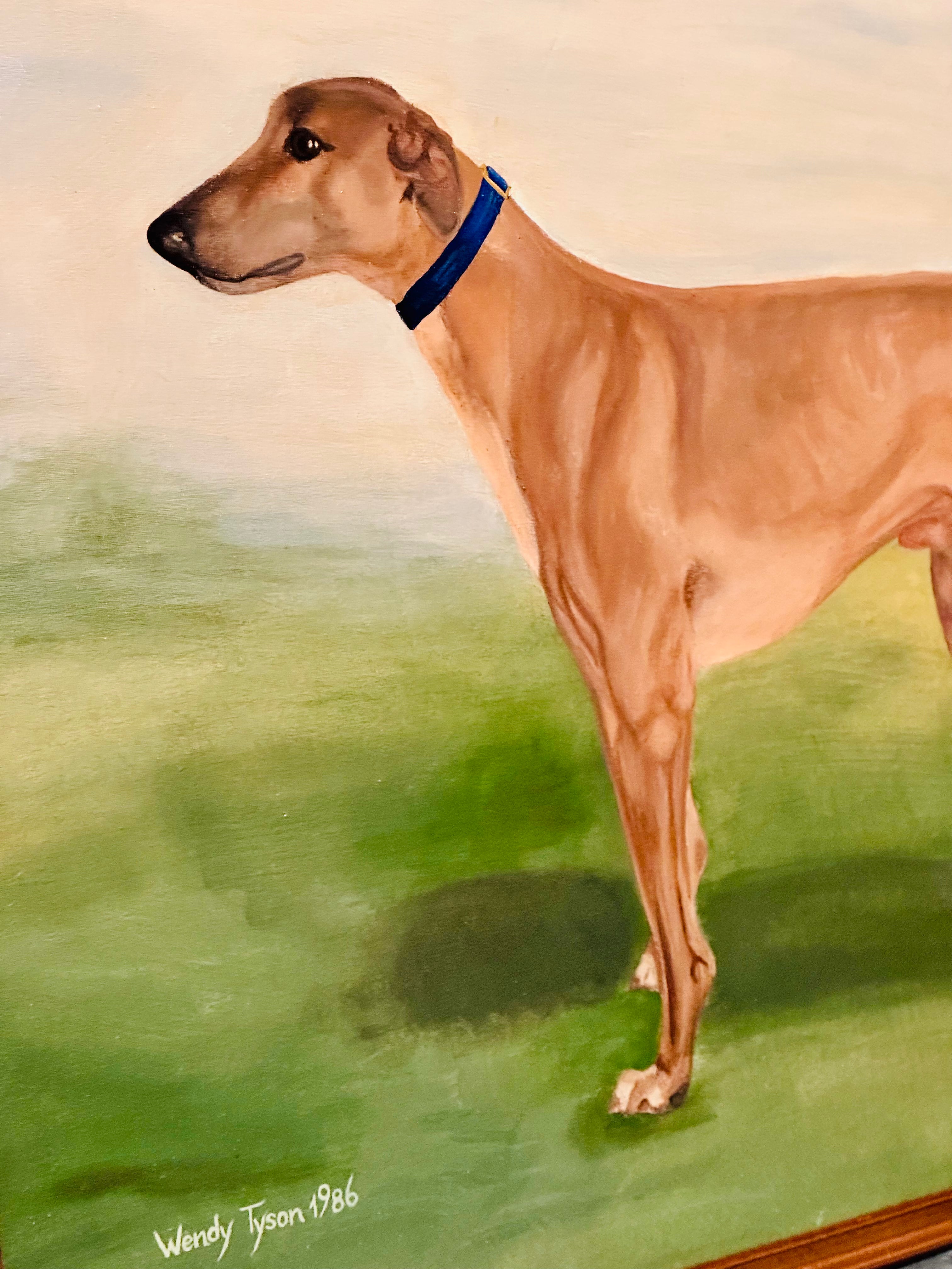 Magnificent Greyhound Original Art