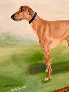 Magnificent Greyhound Original Art