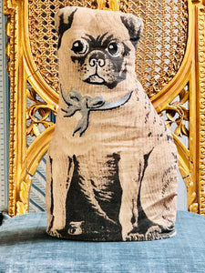 Vintage Pug Pillow