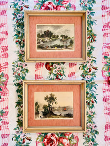 Pair of Beautifully Framed Engravings