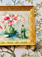 Load image into Gallery viewer, Lovely Chinoiserie Original Painting
