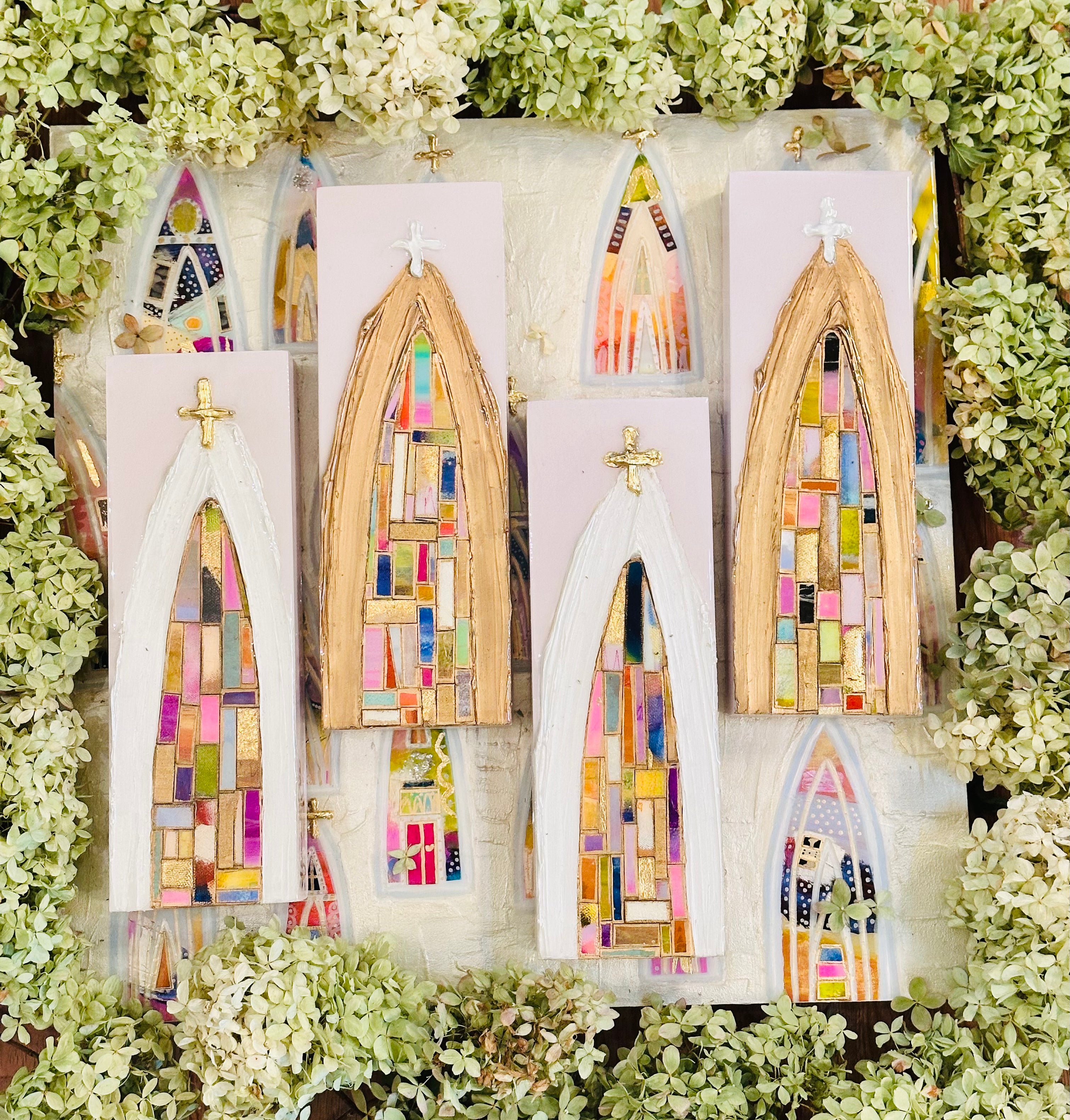 Perfectly Pink Cathedral by Laura Rice
