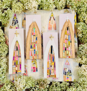 Perfectly Pink Cathedral by Laura Rice