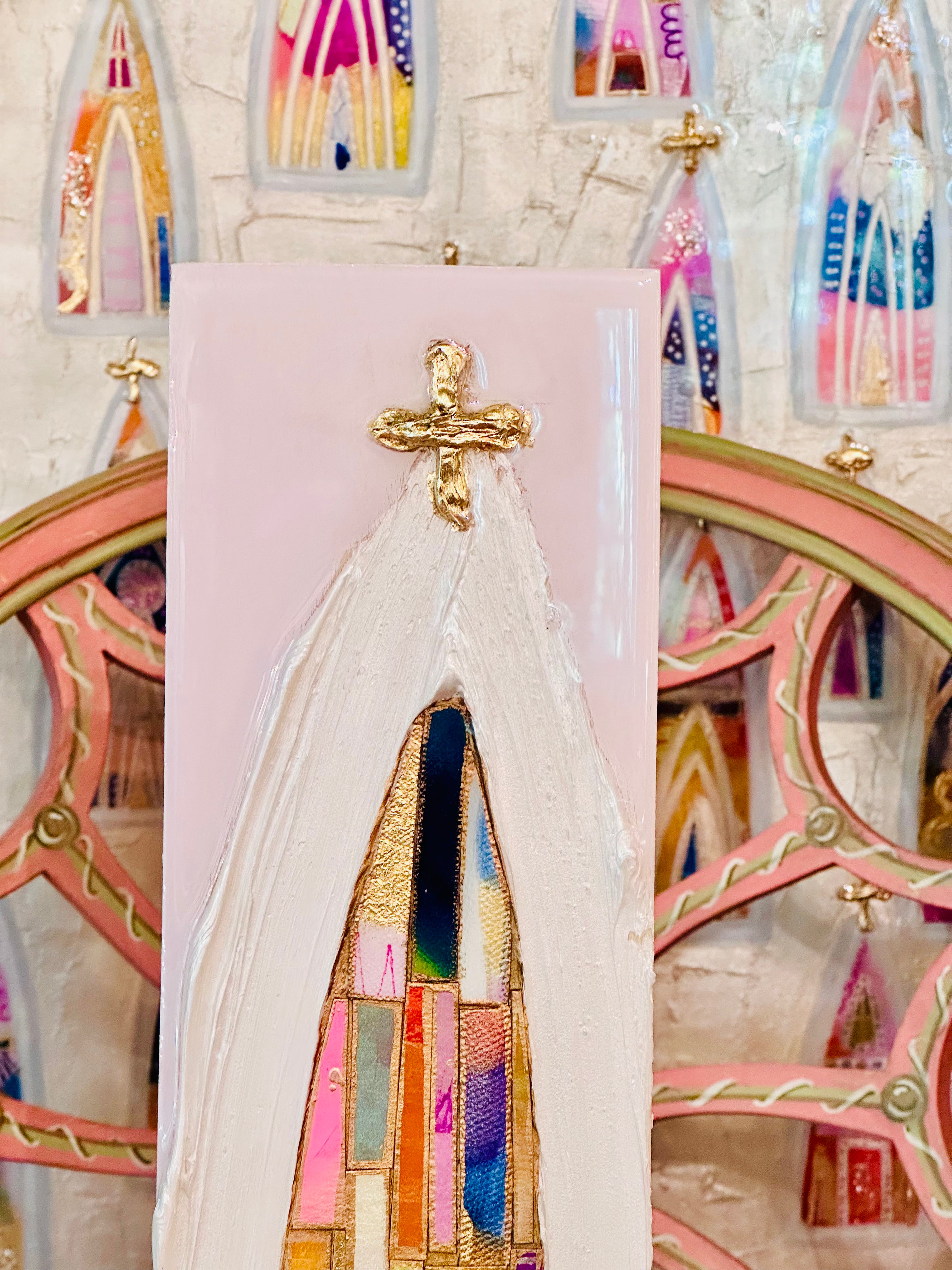 Perfectly Pink Cathedral by Laura Rice
