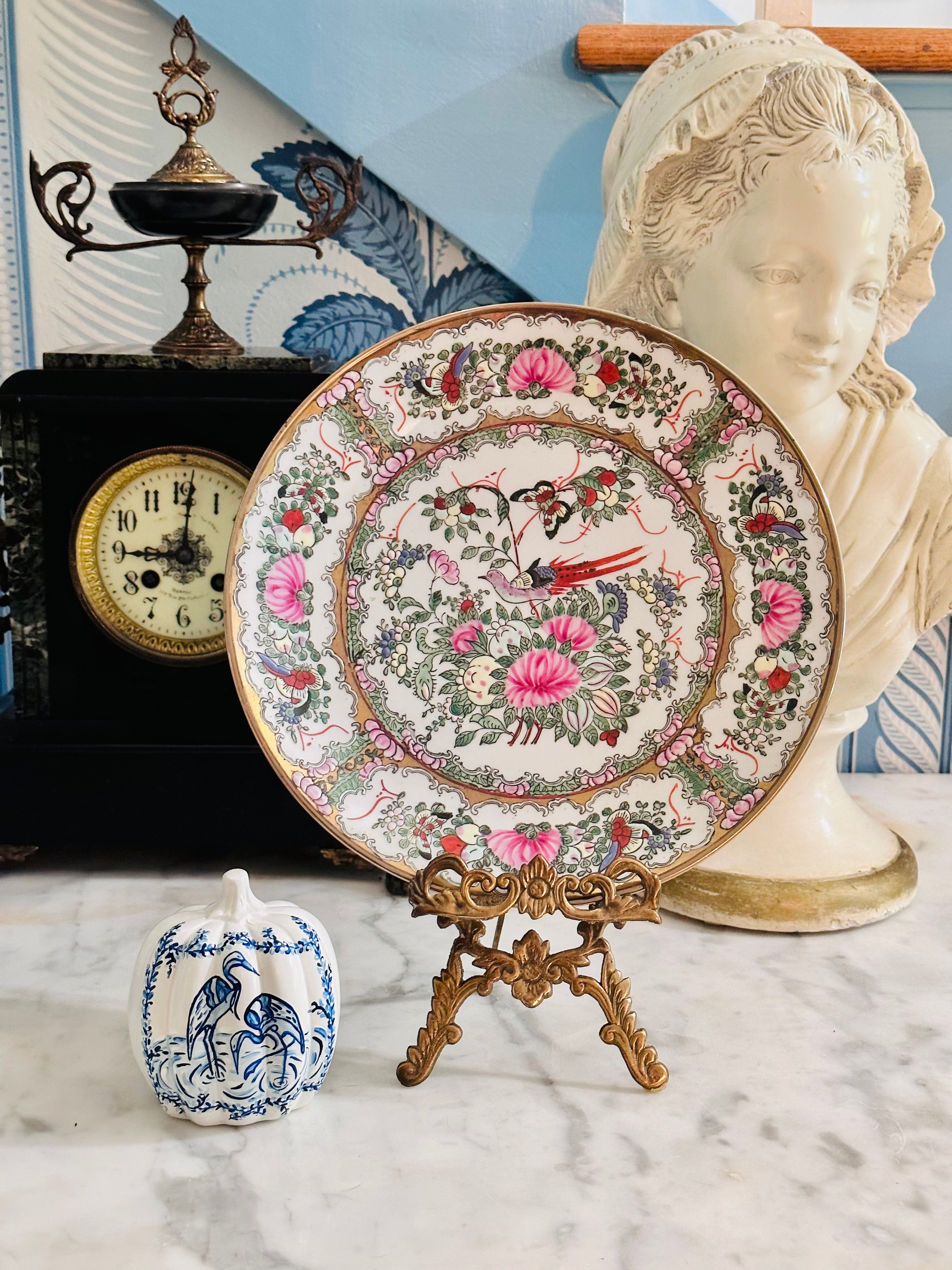 Breathtaking Chinoiserie Plate