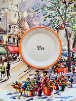 Load image into Gallery viewer, Vintage Orange French Franc Tip Plate

