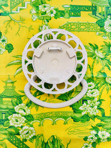 Vintage Faux Rattan Hand Towel Holder
