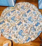 Load image into Gallery viewer, Magnificent Custom P. Kaufman 90 inch Round Skirted Table Cloth
