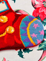 Load image into Gallery viewer, The Most Darling Needlepoint Stocking
