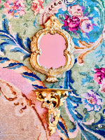 Load image into Gallery viewer, Florentine Gilded Wall Shelf &amp; Mirror
