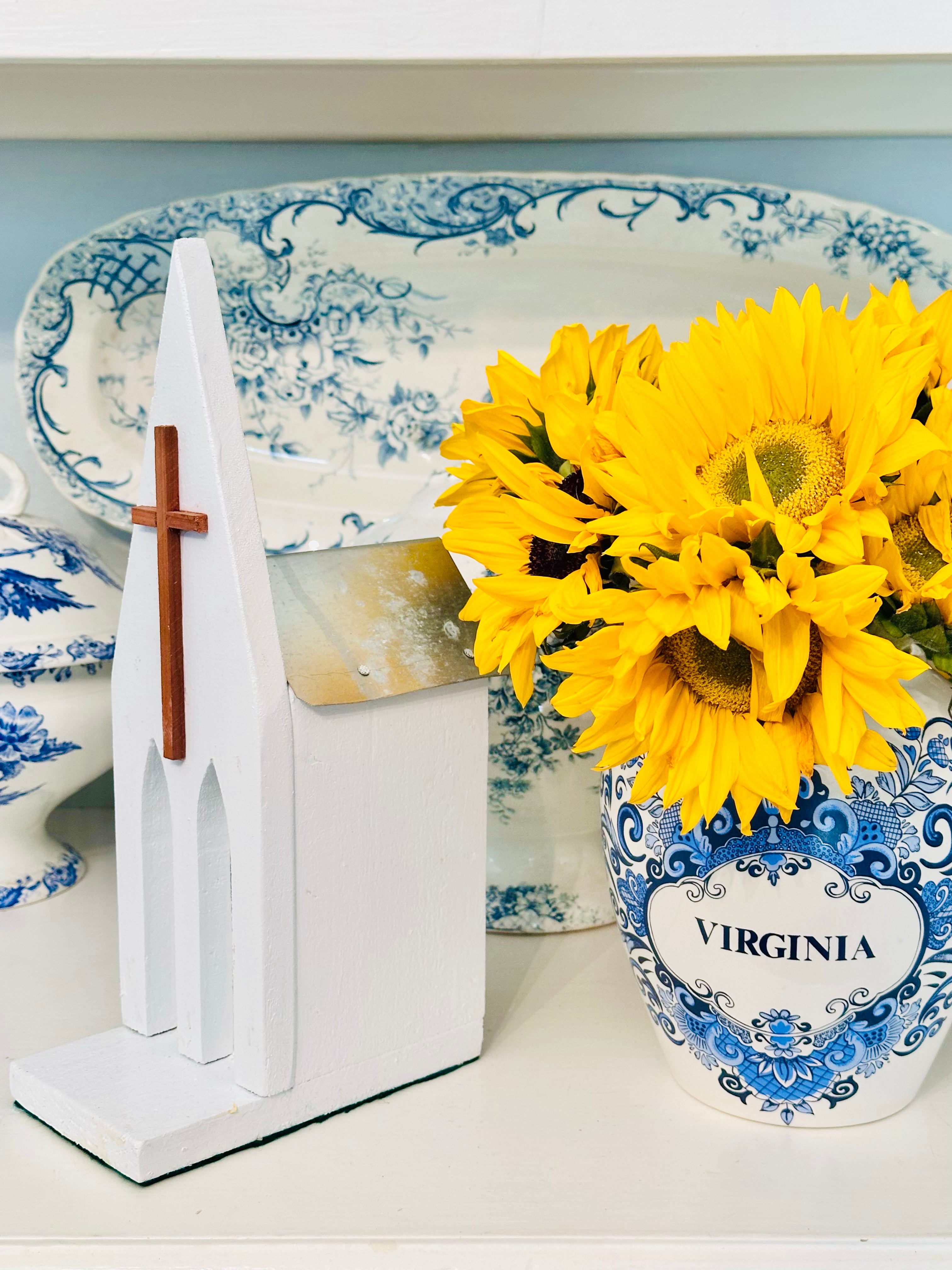 Petite Handcrafted Church by Art Fiala