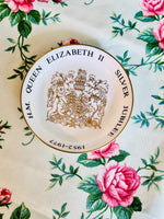 Load image into Gallery viewer, Royal Worcester, Queen Elizabeth II Silver Jubilee Commemorative Trinket Dish

