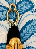 Load image into Gallery viewer, Vintage  Cross with Decoupaged Portrait
