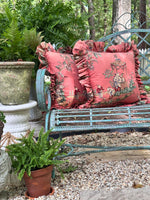 Load image into Gallery viewer, Pair of Fantastically Chinoiserie Chic Custom Pillows
